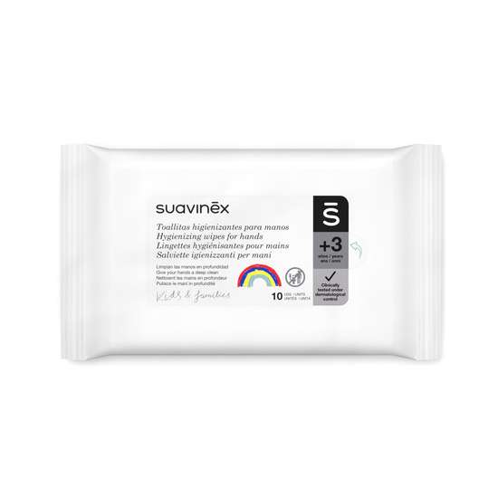 SUAVINEX TOALLITAS HIGIENIZANTES PARA MANOS 10 U
