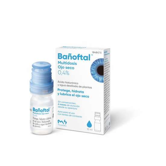 BAÑOFTAL MULTIDOSIS OJO SECO 0.4 % 10 ML