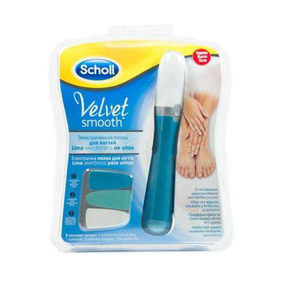 DR SCHOLL VELVET SMOOTH LIMA ELECTRONICA UÑAS RE