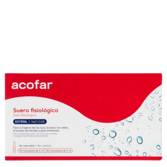 ACOFAR SUERO FISIO MONOD 30 UDS x 5 ML
