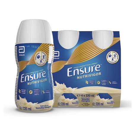 ENSURE NUTRIVIGOR VAINILLA 220 ML 4 BOT