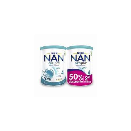 NAN 4 OPTIPRO LECHE LACTANTES DUPLO 2ª UN 50% DT