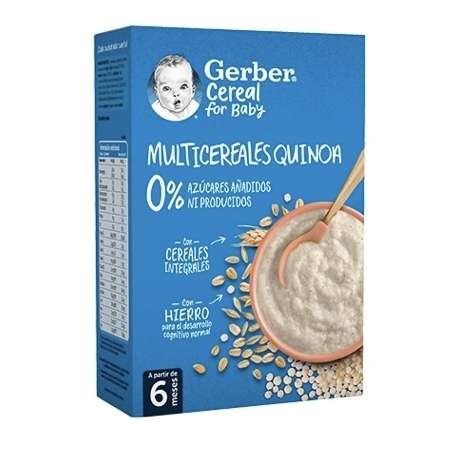 GERBER MULTICEREALES QUINOA PAPILLA 270 G