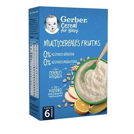GERBER MULTICEREALES FRUTA 0%0%