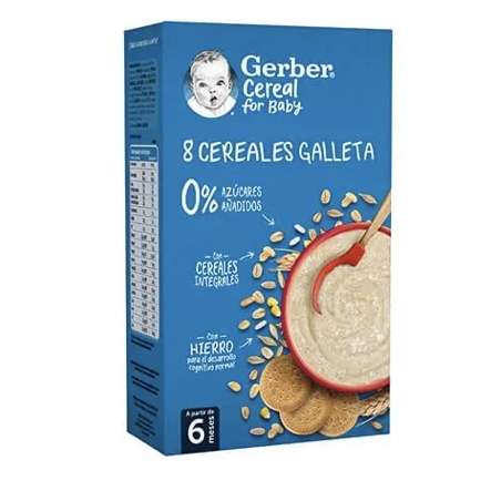 GERBER PAPILLA 8 CEREALES GALLETA 475 GR