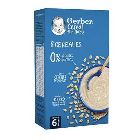 GERBER PAPILLA 8 CEREALES 475 GR