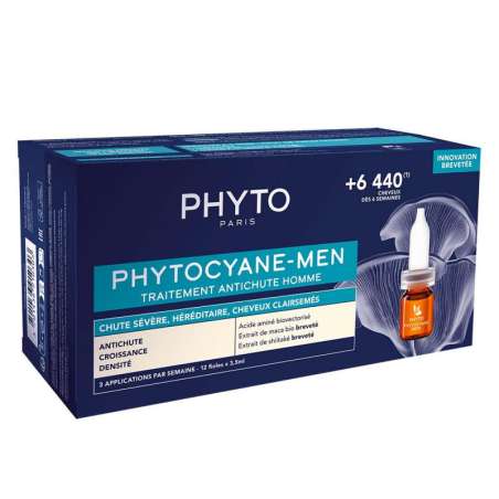 PHYTOCYANE MEN 12X3.5ML 12 AMPOLLAS