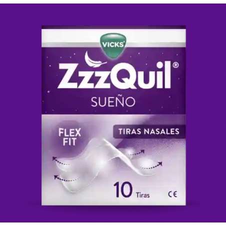 ZZZQUIL SUEÑO 10 TIRAS NASALES
