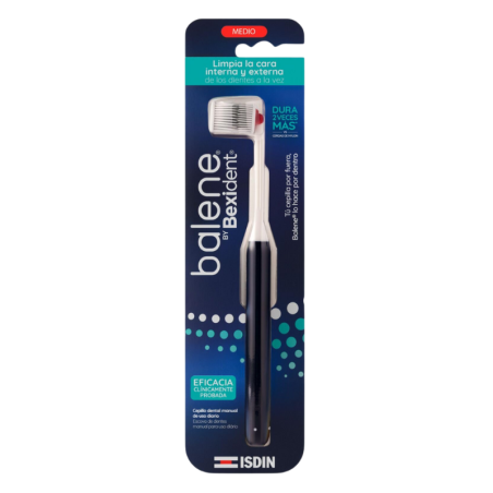 CEPILLO DENTAL ADULTO BALENE MEDIO  AZUL