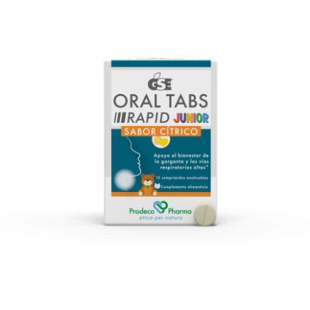 GSE ORAL TABS RAPID JUNIOR 12 COMPRIMIDOS