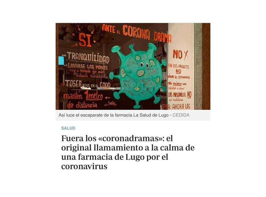Ante el Corona Drama...